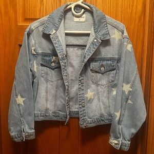 VIGOSS Star print Jean Jacket 2 pockets size: XL